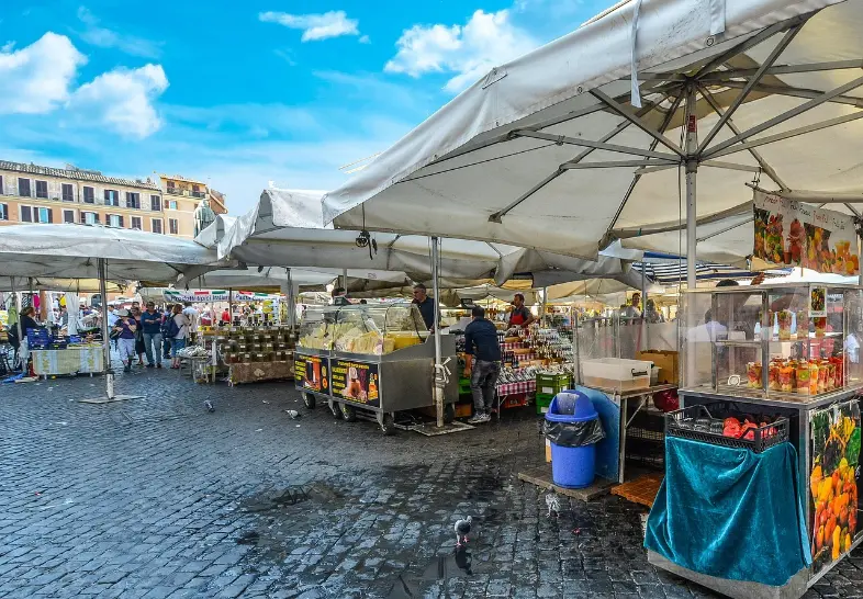 Campo de’ Fiori market rome